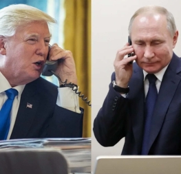 Donald Trump a Vladimir Putin při telefonickém rozhovoru o příměří na Ukrajině