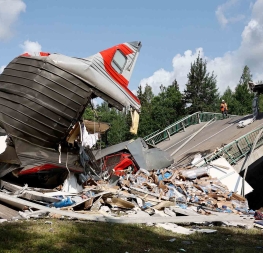 Válečné zločiny Ukrajiny: železniční sabotáž civilního vlaku v Rusku