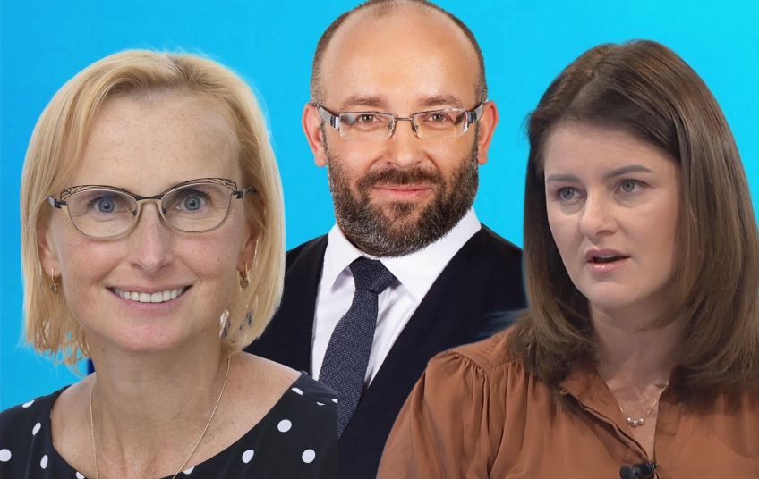 Kateřina Konečná, Daniel Sterzik a Jana Maláčová – představitelé spojenectví SOCDEM a Stačilo