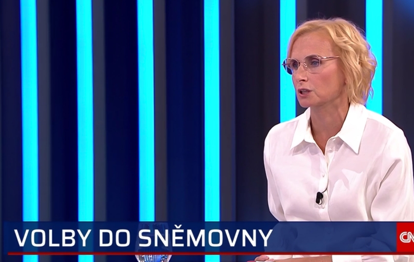 Kateřina Konečná v debatě na CNN Prima News k tématu referendum o vystoupení z EU a NATO
