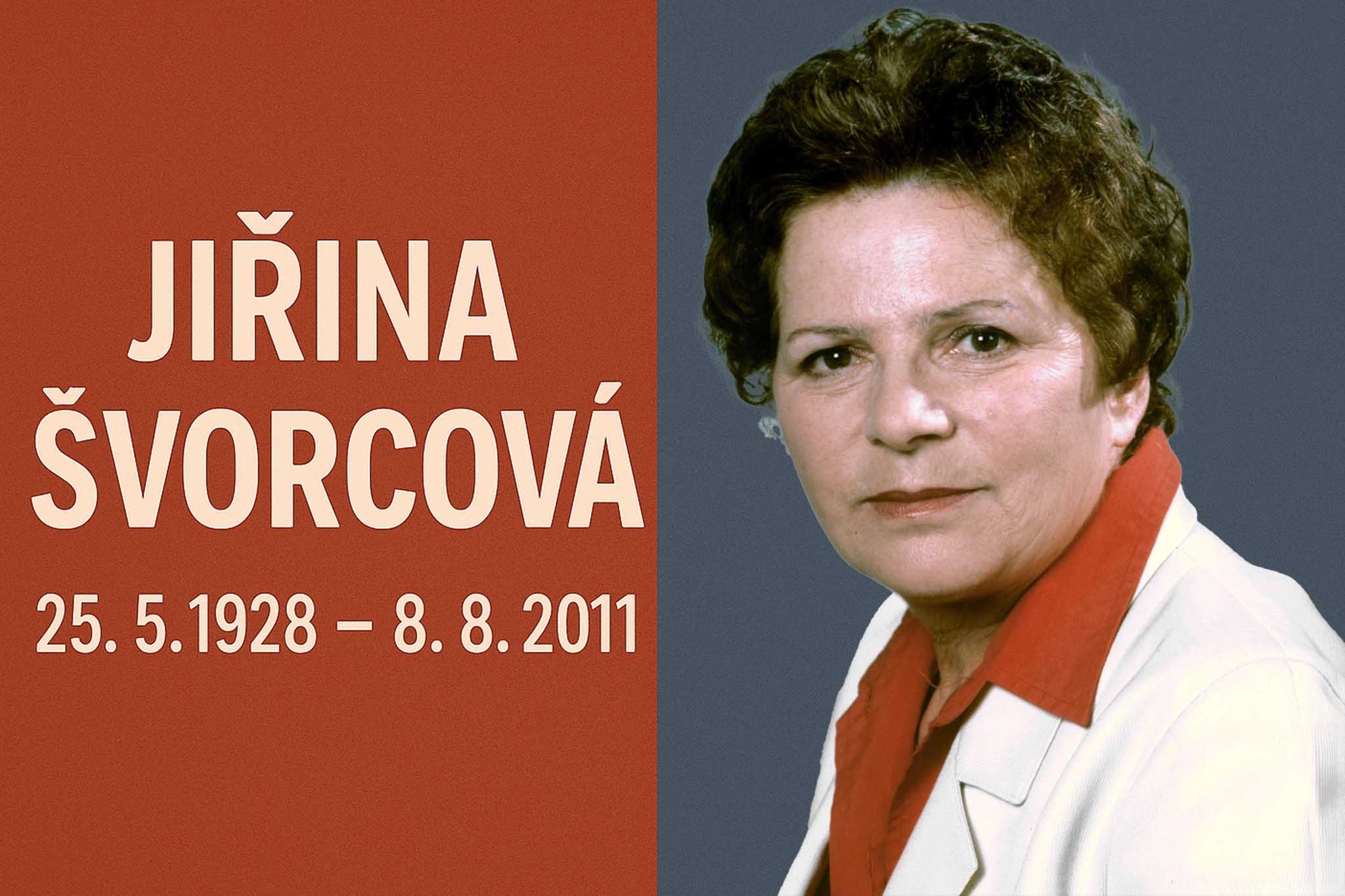 Jiřina Švorcová – portrét české herečky u příležitosti výročí narození, 25. května 1928 – 8. srpna 2011