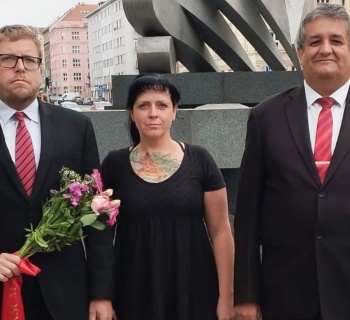 Slovenské národní povstání: KSČM uctila hrdiny při 81. výročí