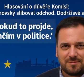 Pokud to projde, končím v politice. Už aby to bylo, pane Zdechovský