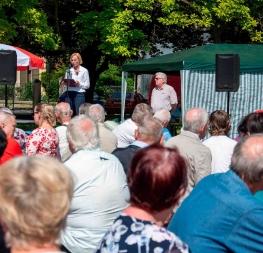 máj 2025 v Ostravě – projev Kateřiny Konečné před publikem
