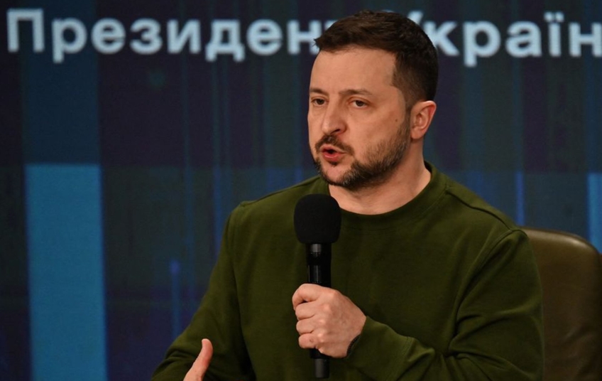 Volodymyr Zelenskyj – ilustrační foto k článku o hrozbách k 9. květnu