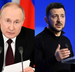  Ilustrační fotografie: Putin a Zelenskyj v souvislosti s mírovými jednáními v Turecku v roce 2025