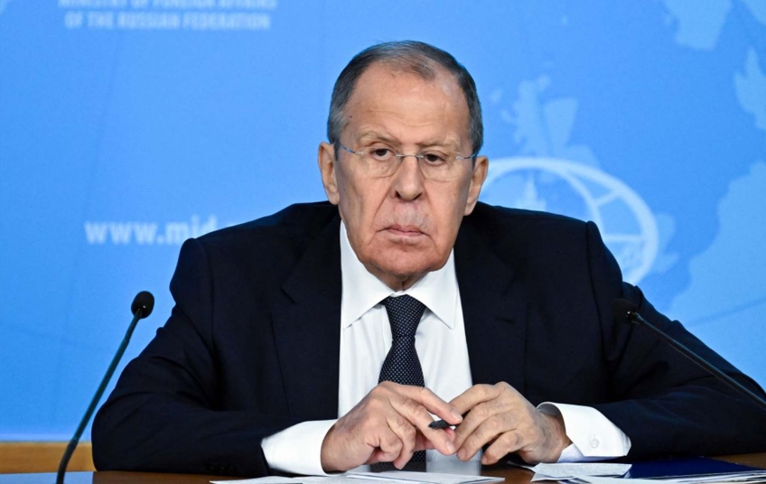 Sergej Lavrov představuje mírový plán Ruska pro Ukrajinu na tiskové konferenci v Moskvě (Ilustrační foto)