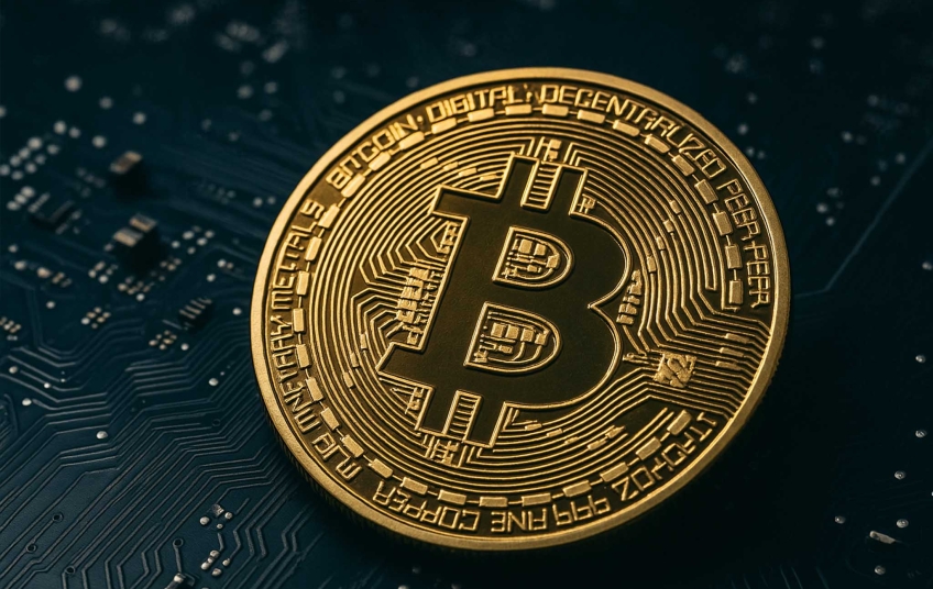 Bitcoinová aféra: ilustrace digitální měny Bitcoin