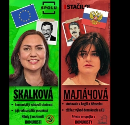 Jana Skalková obětí komunistů – volební grafika KDU-ČSL