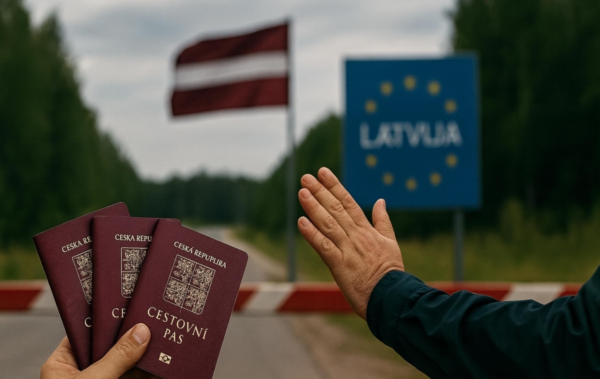 Petra Rédová kritizuje zadržení komunistů – lotyšský celník drží české pasy na hranici