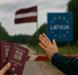 Petra Rédová kritizuje zadržení komunistů – lotyšský celník drží české pasy na hranici