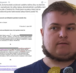 Vojtěch Pšenák před dokumentem trestního oznámení na Daniela Sterzíka kvůli údajnému šíření „poplašené zprávy