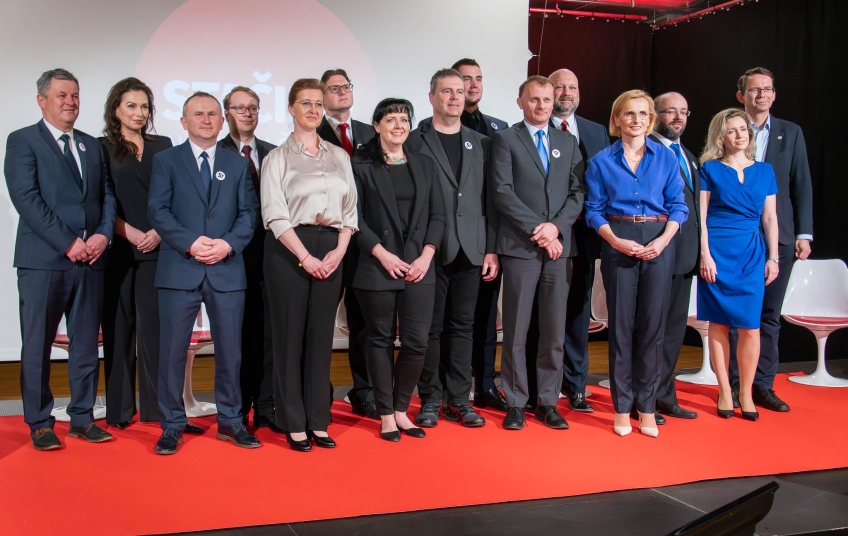 Žaloby Voltu na SPD a Stačilo – vedoucí kandidáti hnutí Stačilo! během volební prezentace