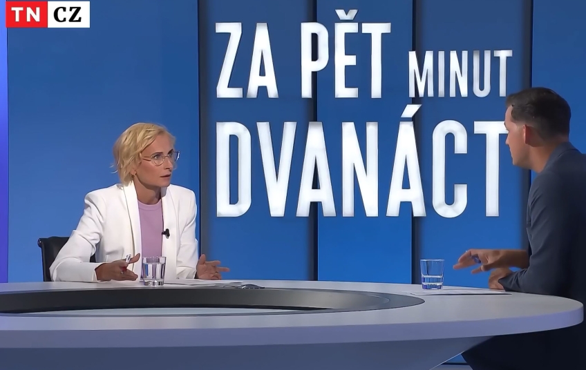 Zdroj printscreen z pořadu Rozhovor s Kateřinou Konečnou v pořadu Za pět minut dvanáct na TV Nova