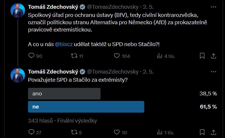 zdechovsky status